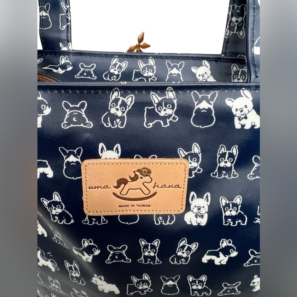 Uma Hana Waterproof French Bulldog Tote Shoulder Handbag Price Drop! - Picture 4 of 15